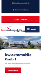 Mobile Screenshot of kwautomobile.de